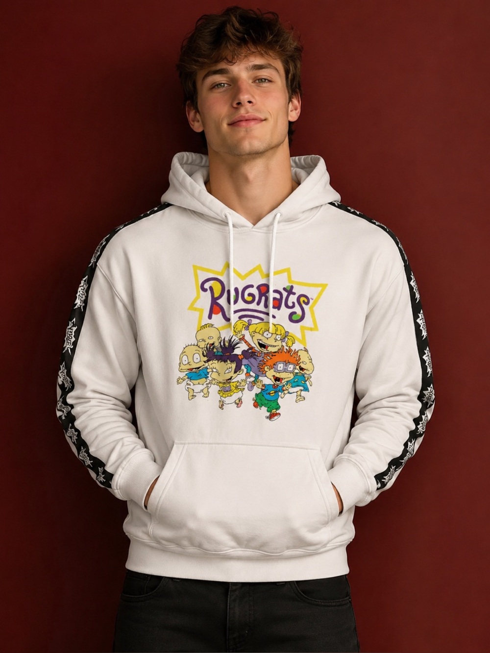 Nickelodeon Retro Rugrats Hoodie Sweatshirt Size S